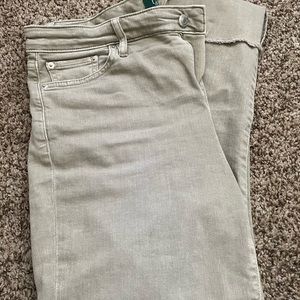 Lauren  Ralph Lauren Regal Crop Cuffed Denim-Size 10